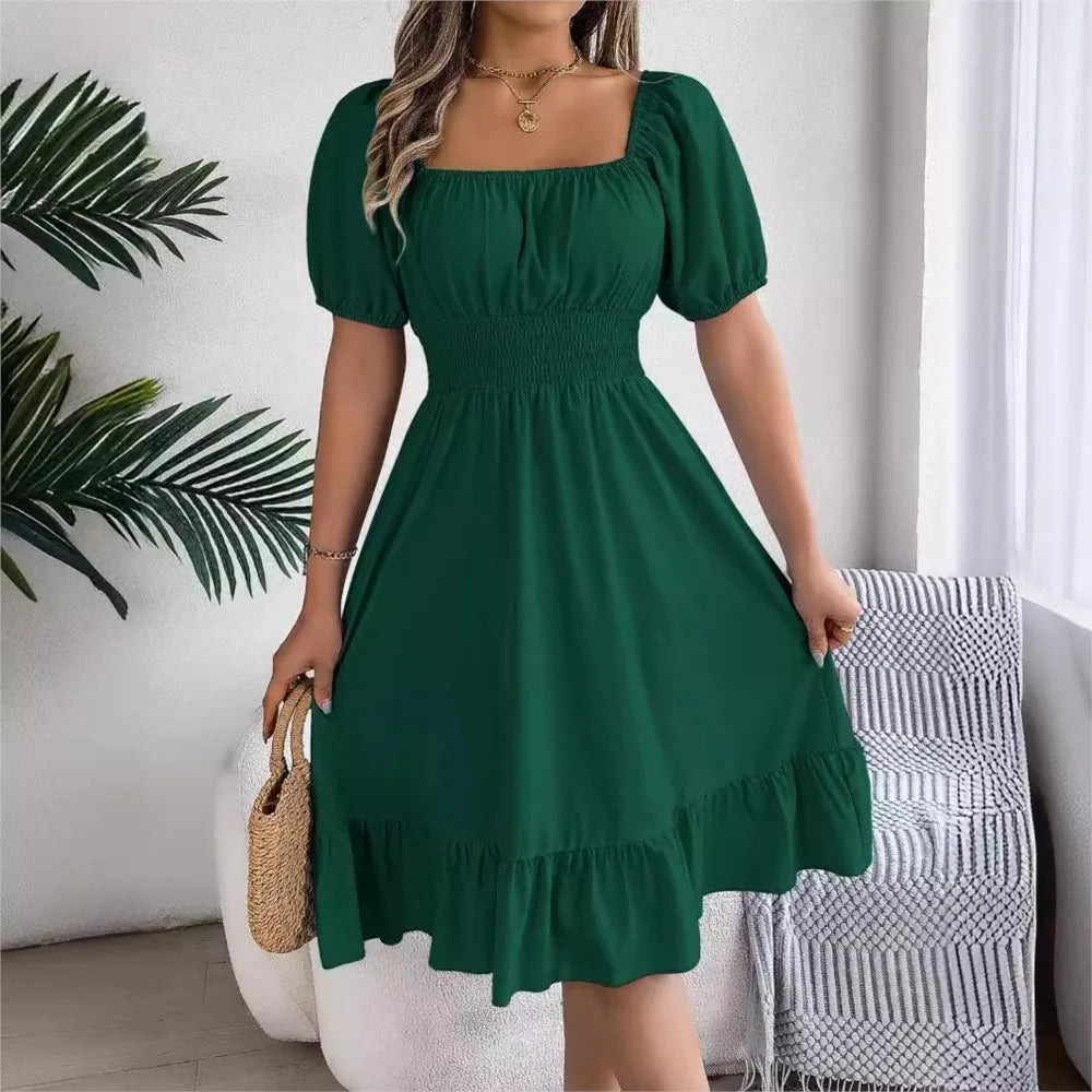 Women's Elegant Ruffle Dress