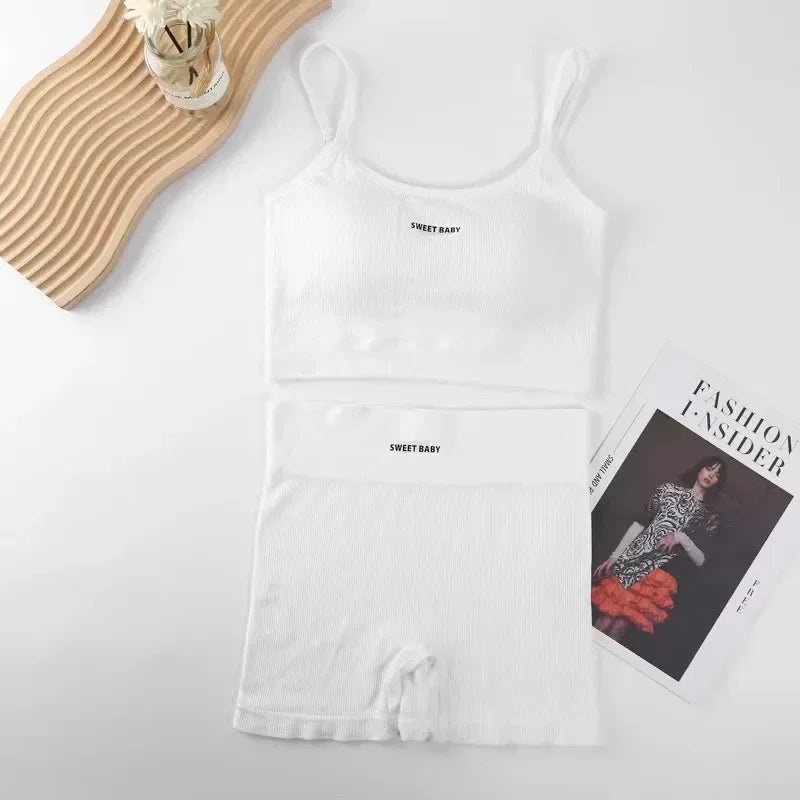 Summer Camisole Bra Suit