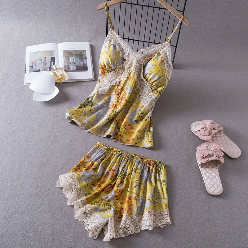 Lace Cami Pajama Set