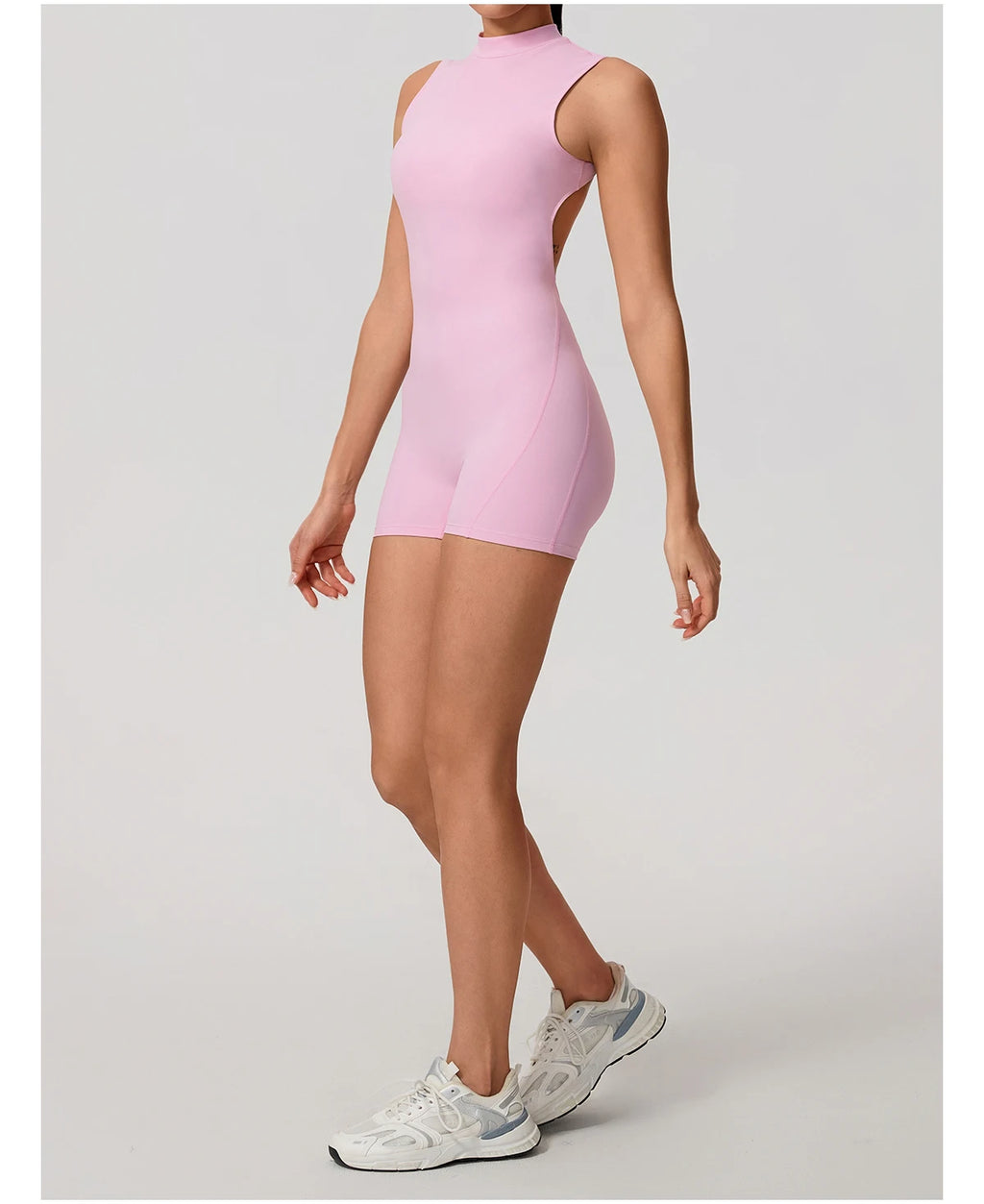 High Waist Scrunch Sports Jumpsuit