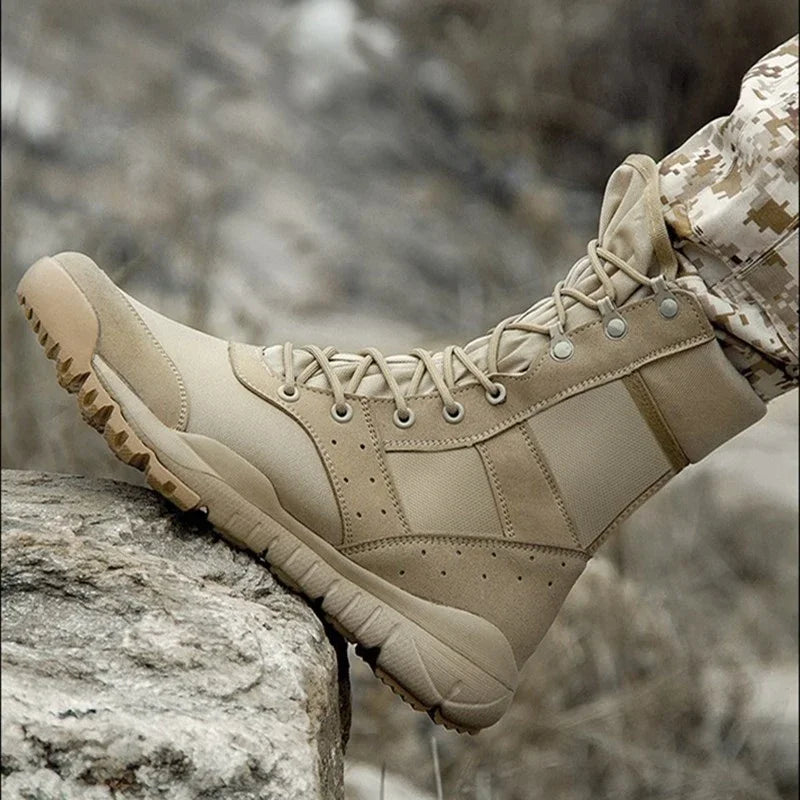 LUOIHAWK Tactical Mesh Combat Boots