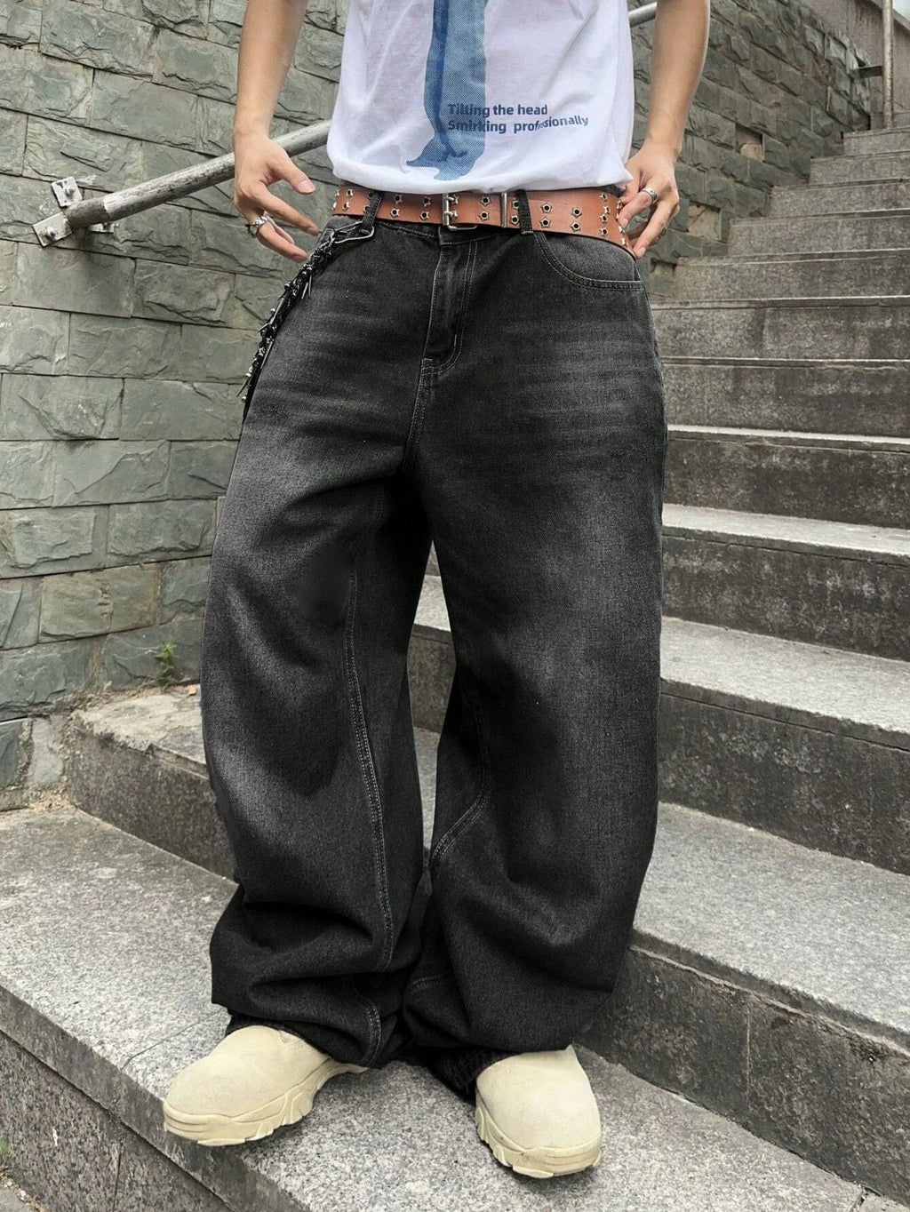 Retro Lantern Loose Harem Jeans