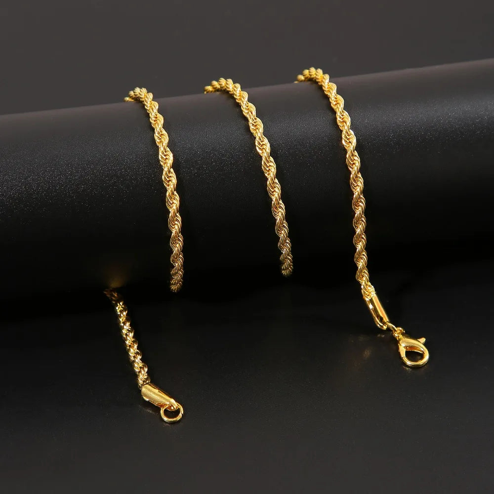 GUOLE Twist Chain Necklace