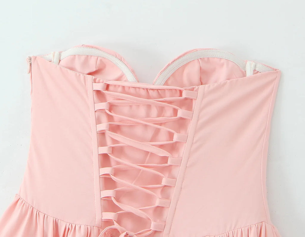 Strapless Sweetheart Corset Dress