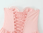 Strapless Sweetheart Corset Dress