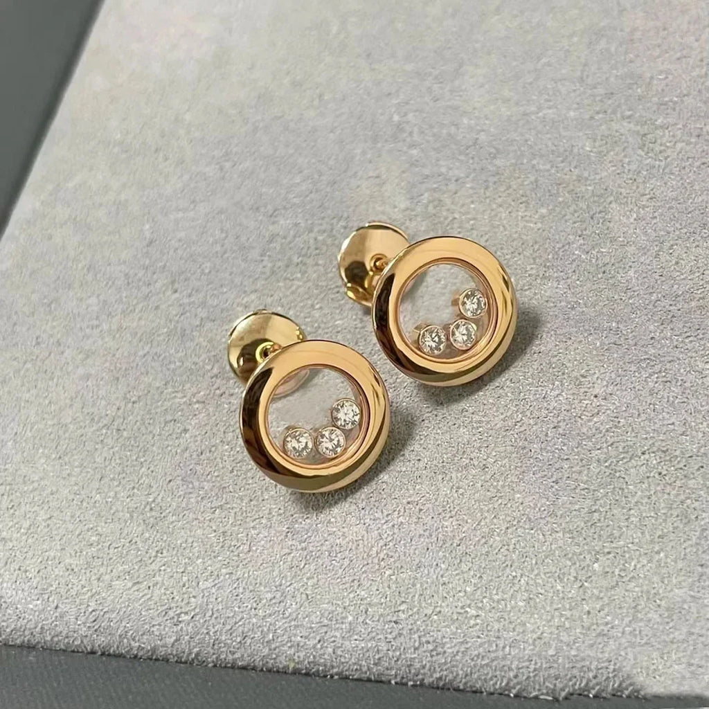 Rhinestone Stud Earrings