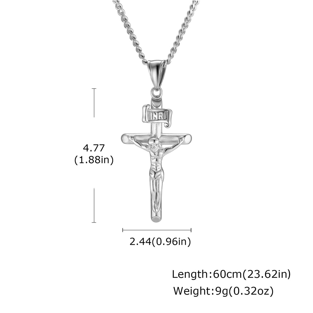 Mprainbow Waterproof Crucifix Necklace
