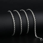 Eight-Piece Steel Necklace Set