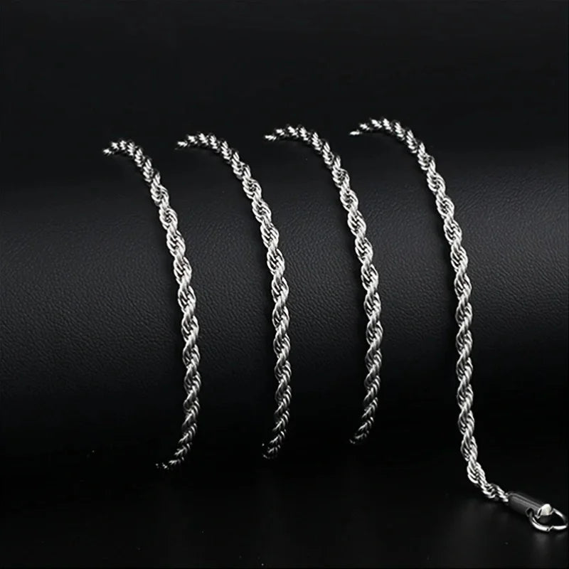 Eight-Piece Steel Necklace Set