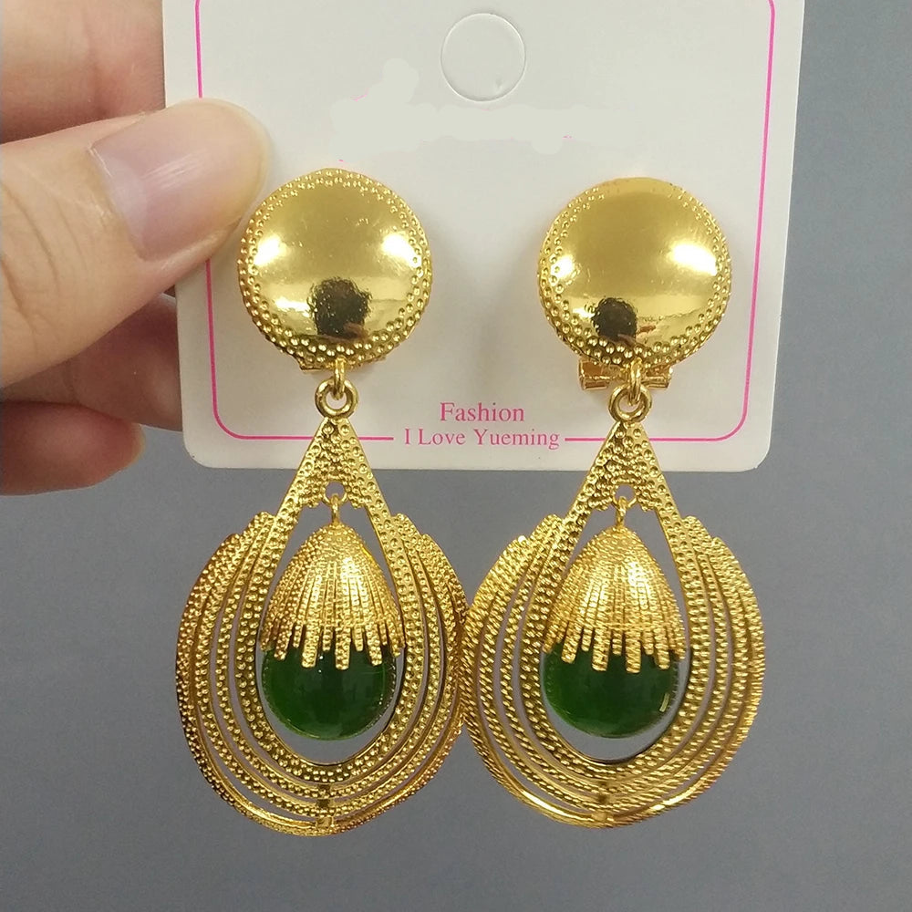 Gold Twisted Hoop Earrings