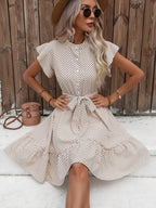 Polka Dot Ruffle Dress