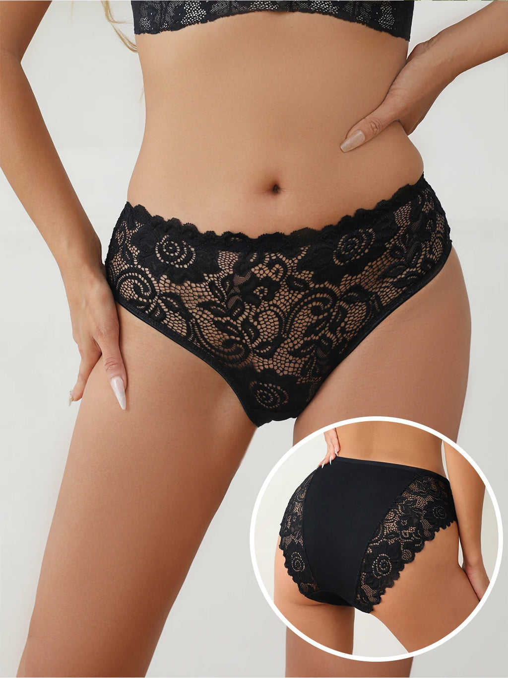 Floral Lace Briefs