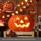 Glowing Pumpkin Lantern Decor