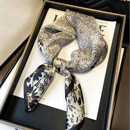 High-End Small Silk Scarf