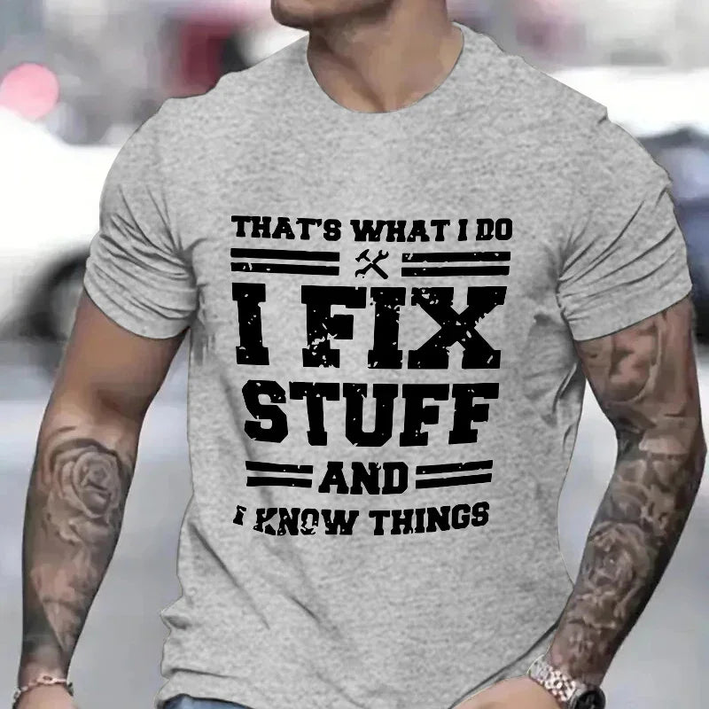 Letter Print Casual Tee