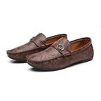 Genuine Leather Driving Loafers