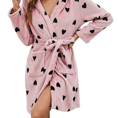Printed Bathrobe for Women