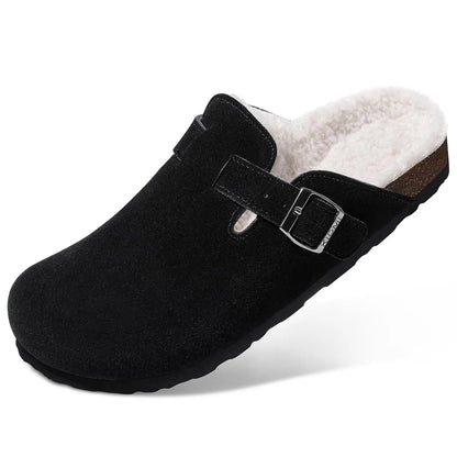 Winter Suede Mules