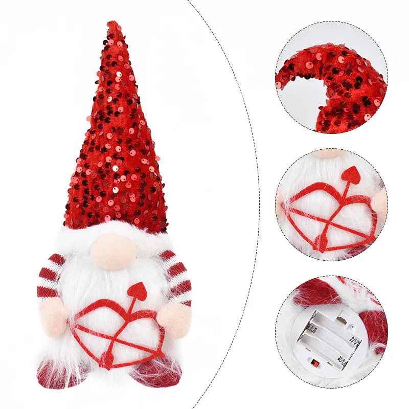LED Gnome Plush Decoration