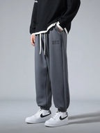 Baggy cotton joggers