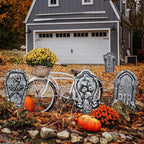 Skeleton Tombstone Yard Signs
