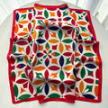 Print Silk Square Neckerchief