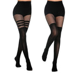 Black Suspender Style Tights