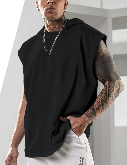 Men Lightweight Hooded Tank
