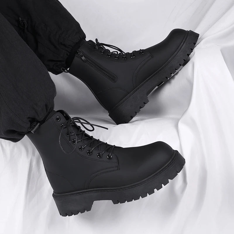 PU Leather Chelsea Boots