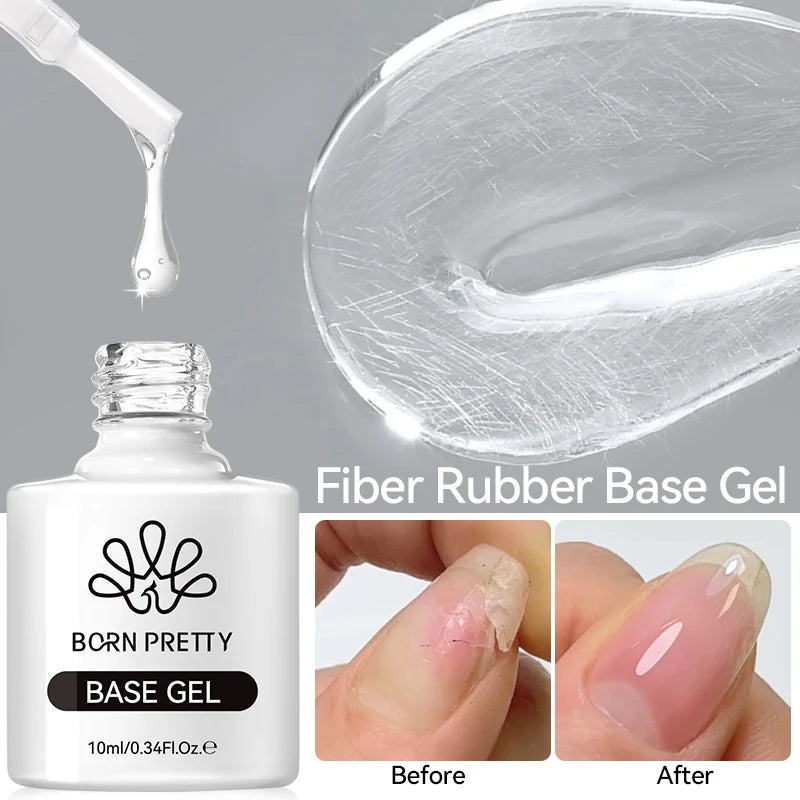 BORN PRETTY Fiber Rubber Base