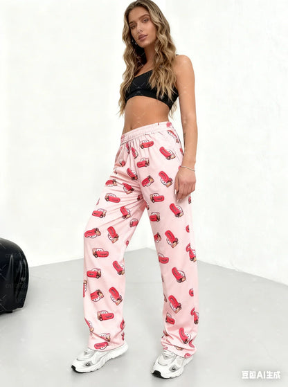 Lightning McQueen Color Block Pajamas