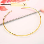 Open Collar Choker Necklace