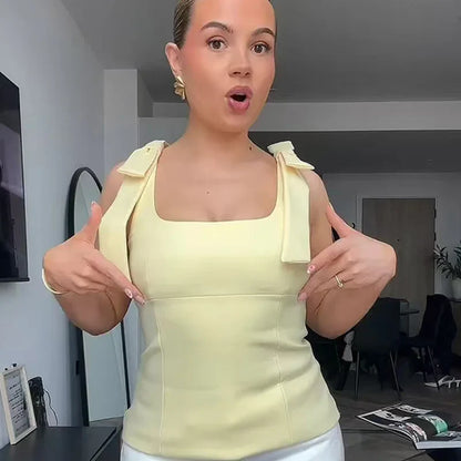 Butterfly Bow Crop Top