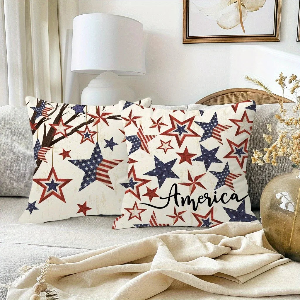 4th of July Pillow Cover