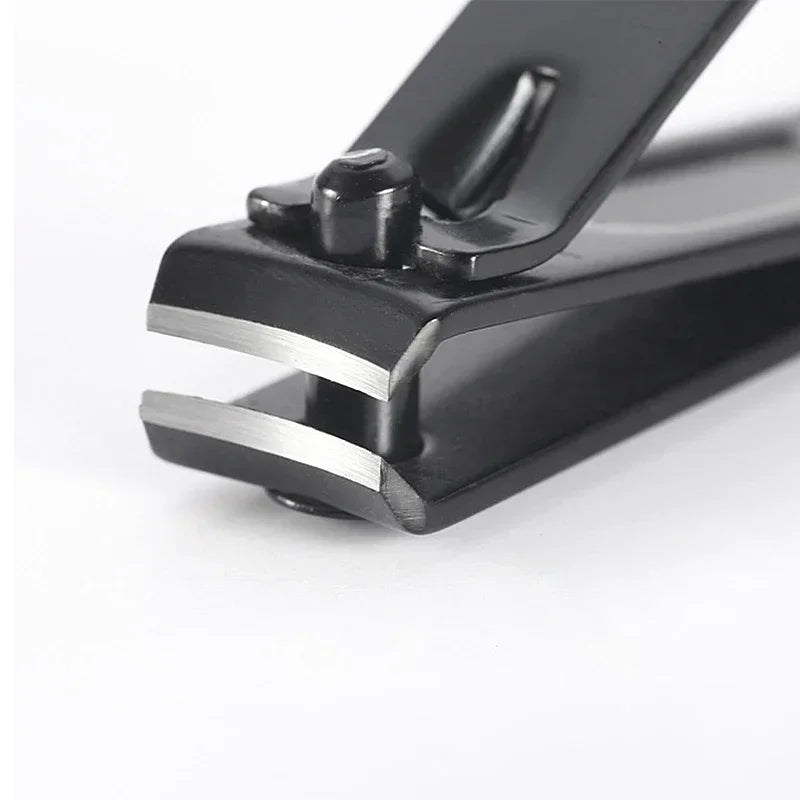 Black Nail Clippers Stainless Steel