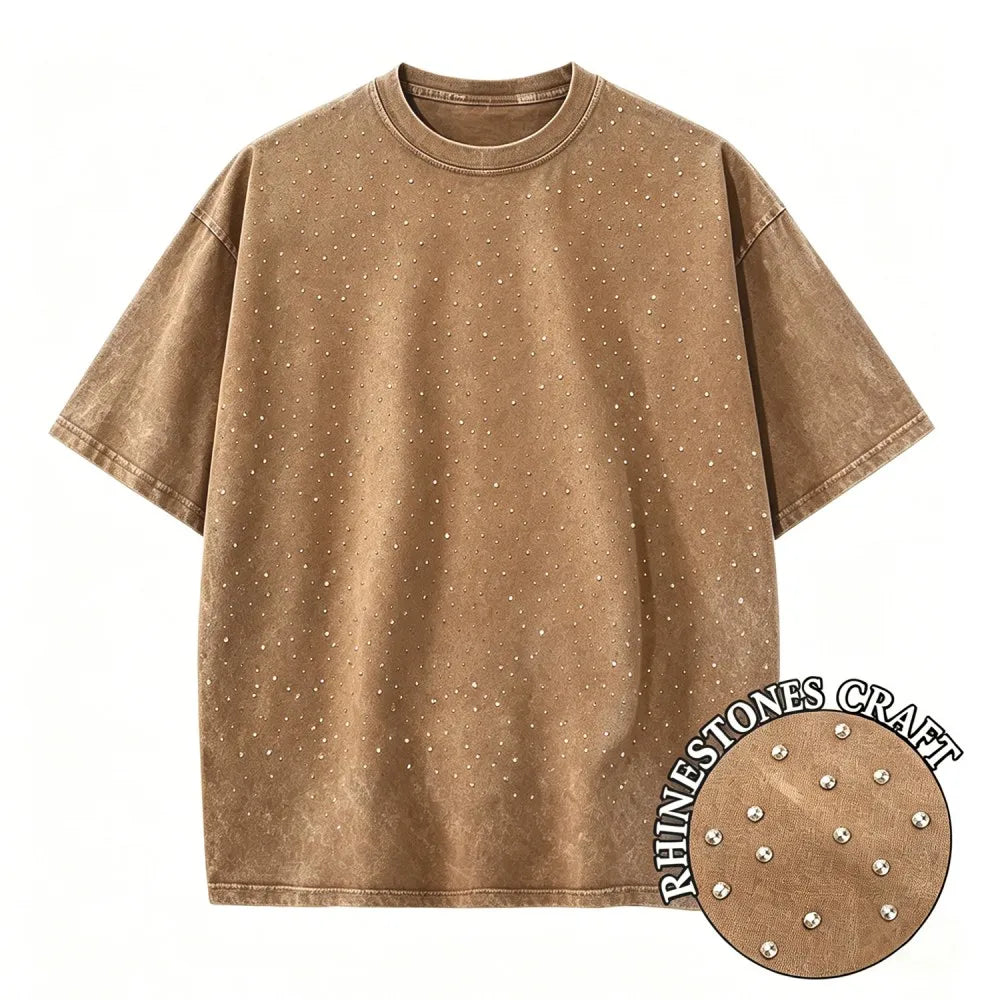 Knit Solid Crew Neck True-To-Size Fit T-Shirt
