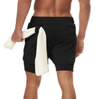 2-in-1 Camo Running Shorts