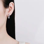 2.6CT Moissanite Hoop Earrings