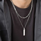 Mprainbow Vertical Layer Necklace