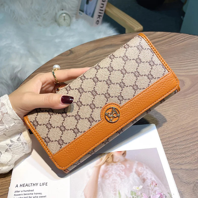 Luxury Leather Long Wallet