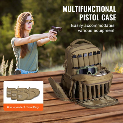 Tactical Pistol Range Backpack