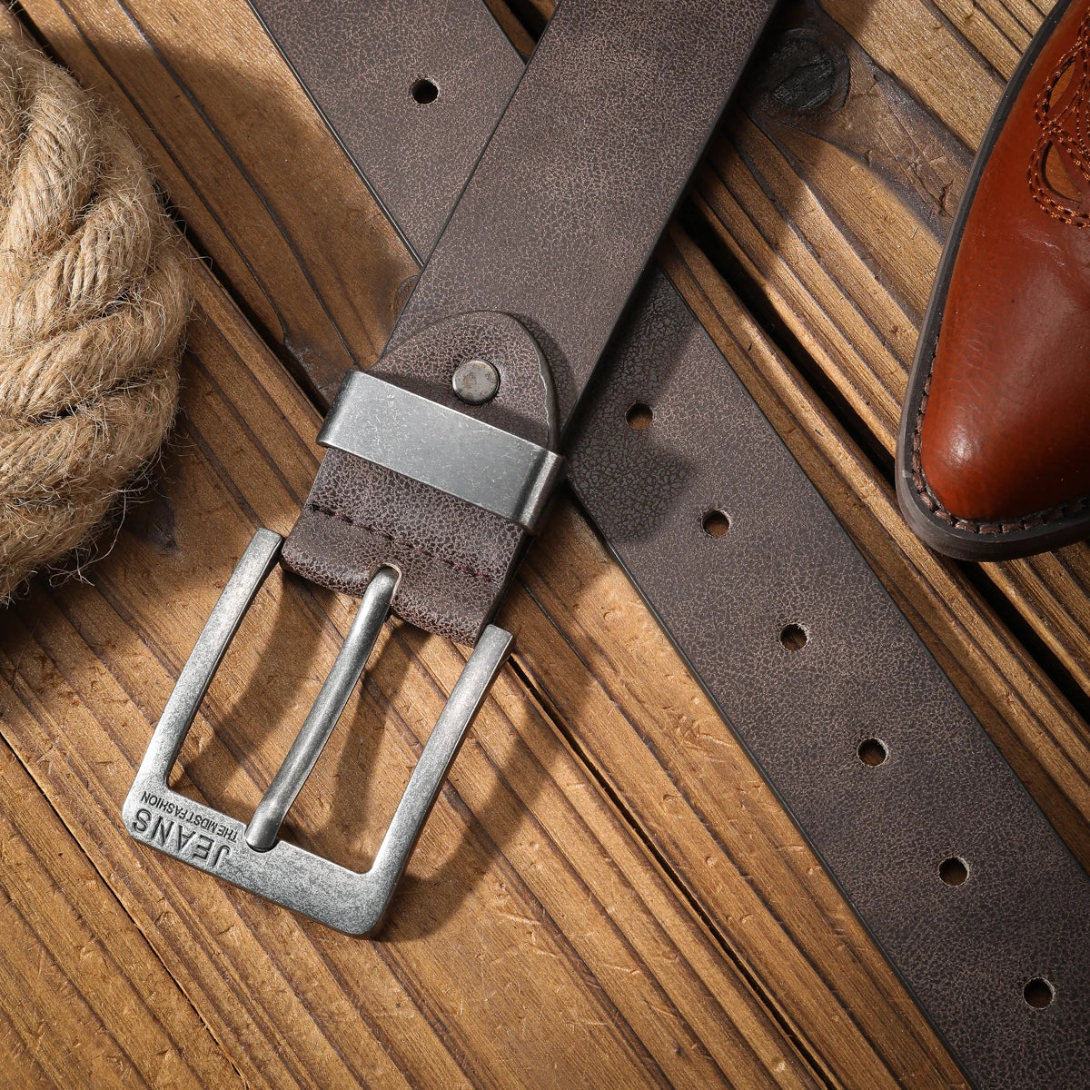 Casual retro PU belt