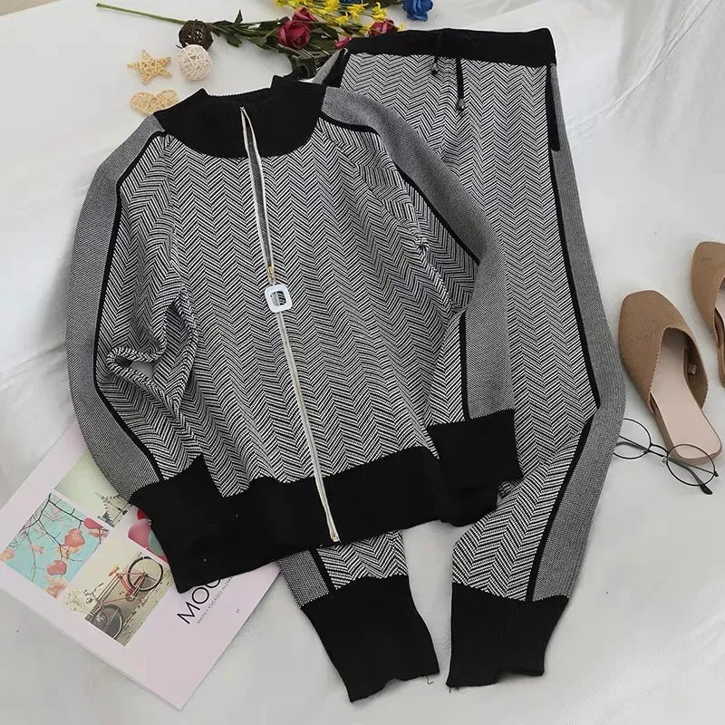 Knit Jogger Set