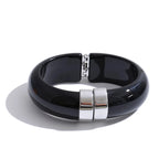 Acrylic Gold Bangle Set