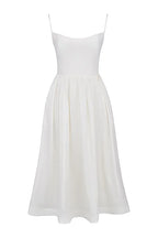 Elegant Spaghetti Strap Midi Dress