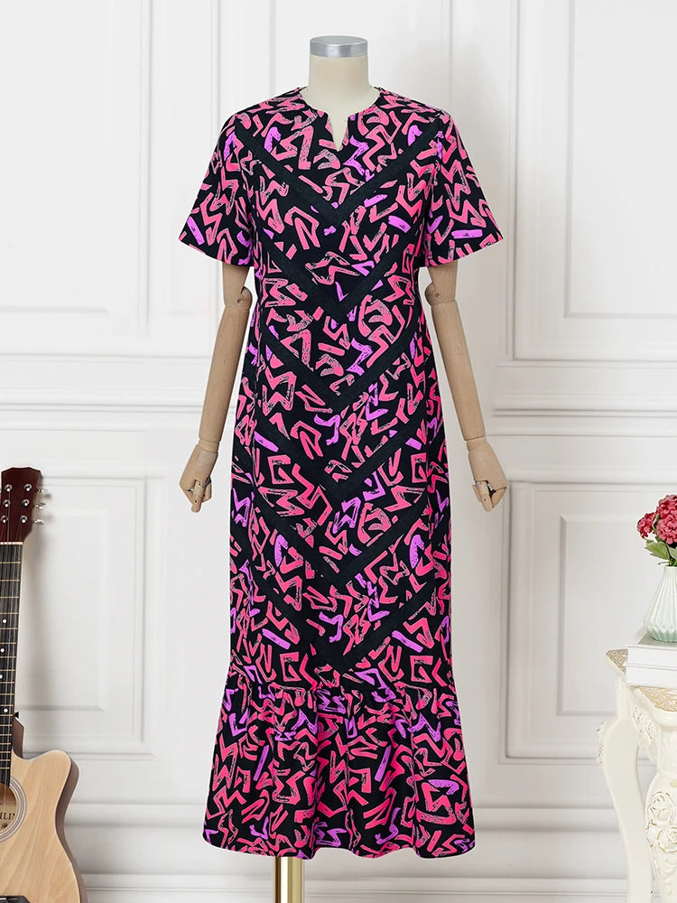 Bohemian Printed Maxi Dress
