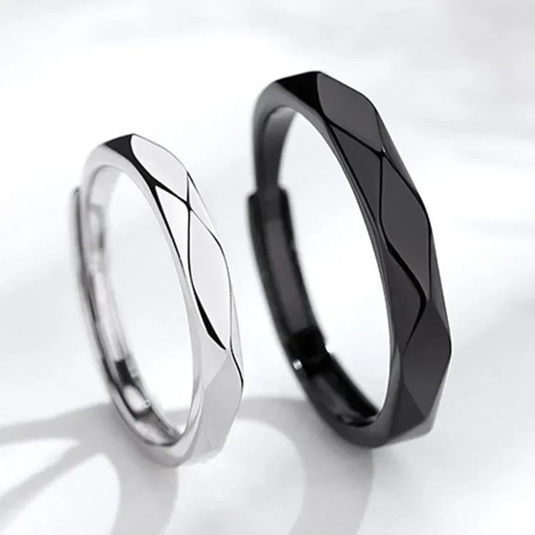 Adjustable Couple Wedding Rings