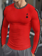 3D Print Casual Long Sleeve Tee