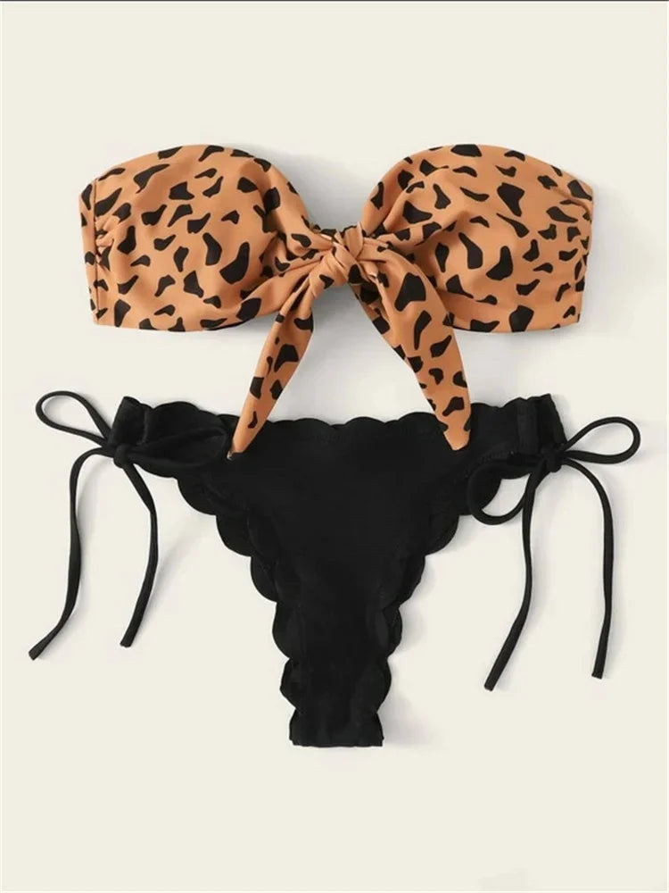 Women's Lace-Up Bikini