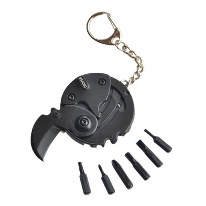 Multifunctional Keychain Screwdriver Tool